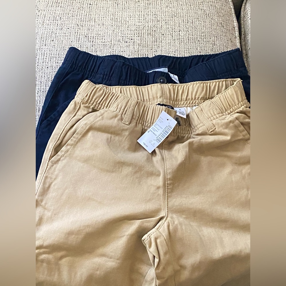 Children’s Place uniform pants, elastic waist, size 8